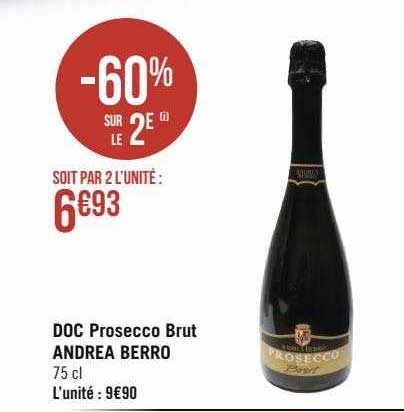 doc prosecco brut andréa berro