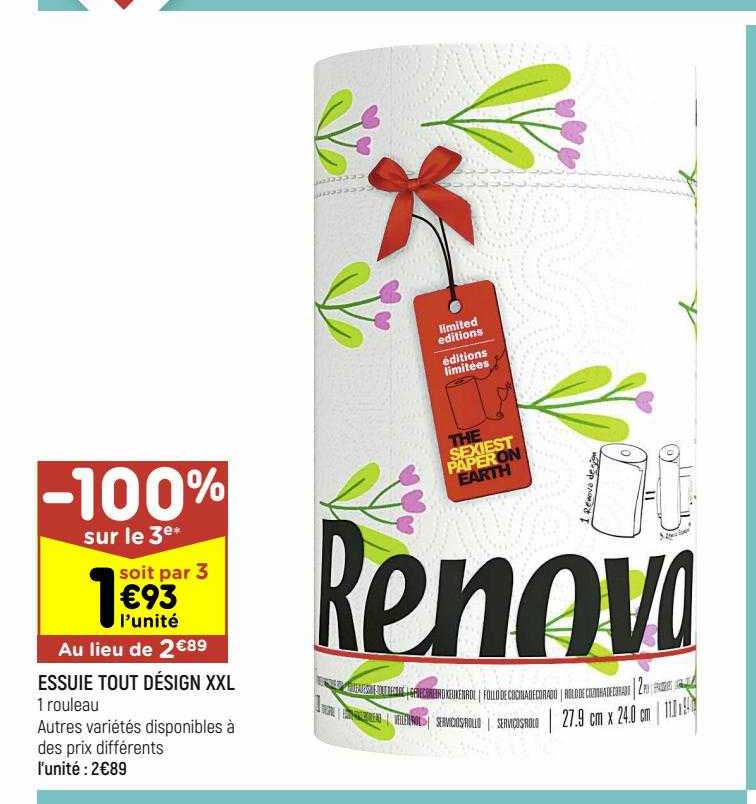 essuie tout désign xxl