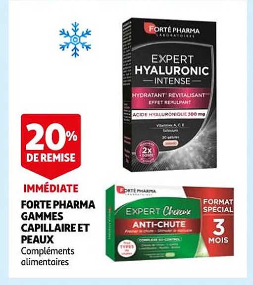 forte pharma gammes capillaire et peaux