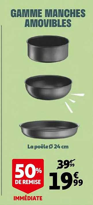 gamme manches amovibles