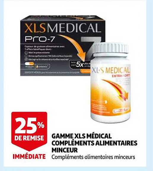 gamme xls médical compléments alimentaires minceur