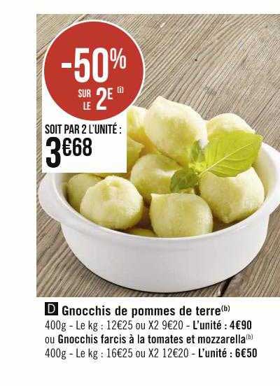 Gnocchis De Pommes De Terre Ou Gnocchis Farcis à La Tomates Et Mozzarella