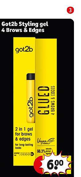 got2b styling gel 4 brows & edges