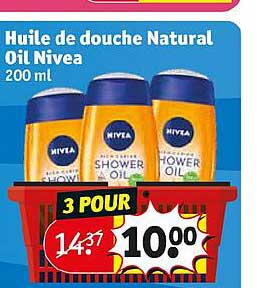 huile de douche natural oil nivea
