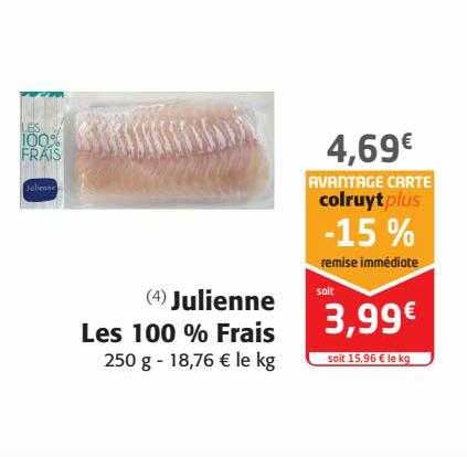 Julienne Les 100 % Frais