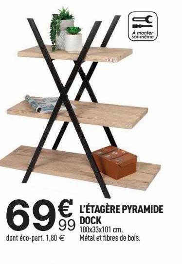 l'étagère pyramide dock