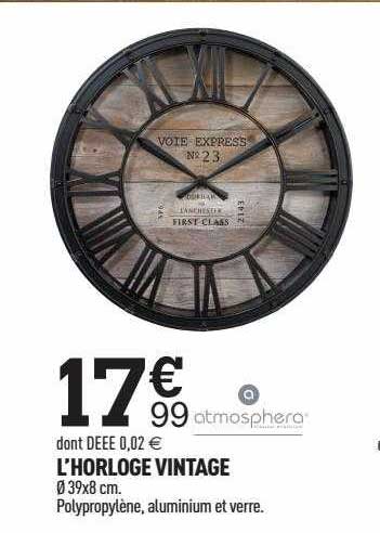 l'horloge vintage