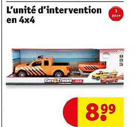 l'unité d'intervention en 4x4