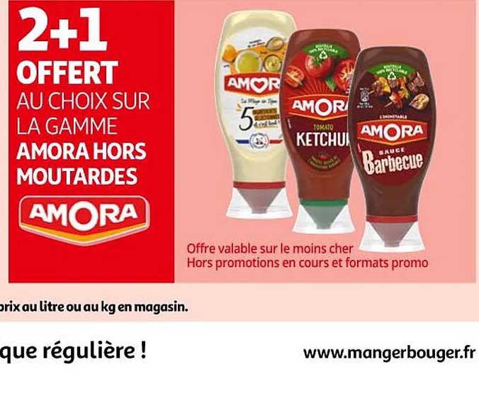 la gamme amora hors moutardes