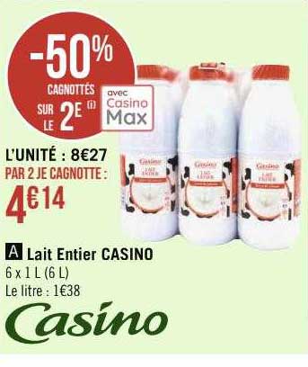 Lait Entier Casino