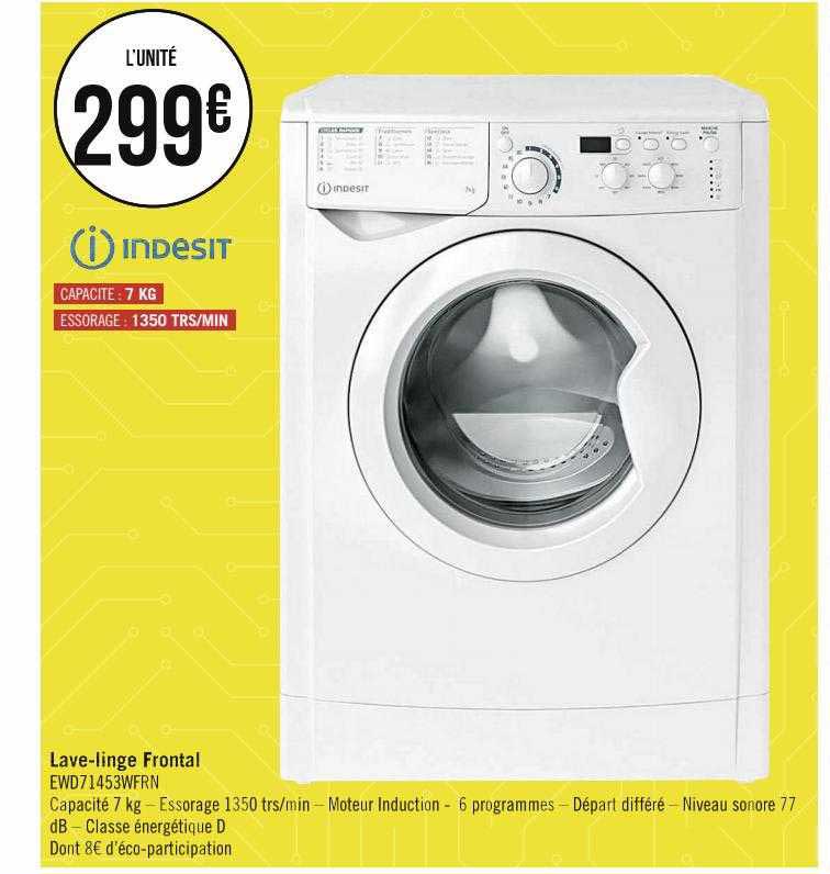 Lave-linge Fronal Lave-linge Fontal Indesit