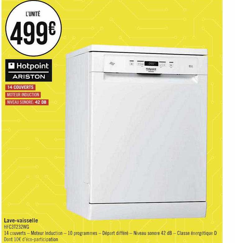 lave-vaisselle hotpoint ariston