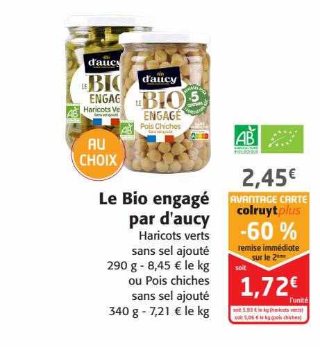 le bio engagé par d'aucy