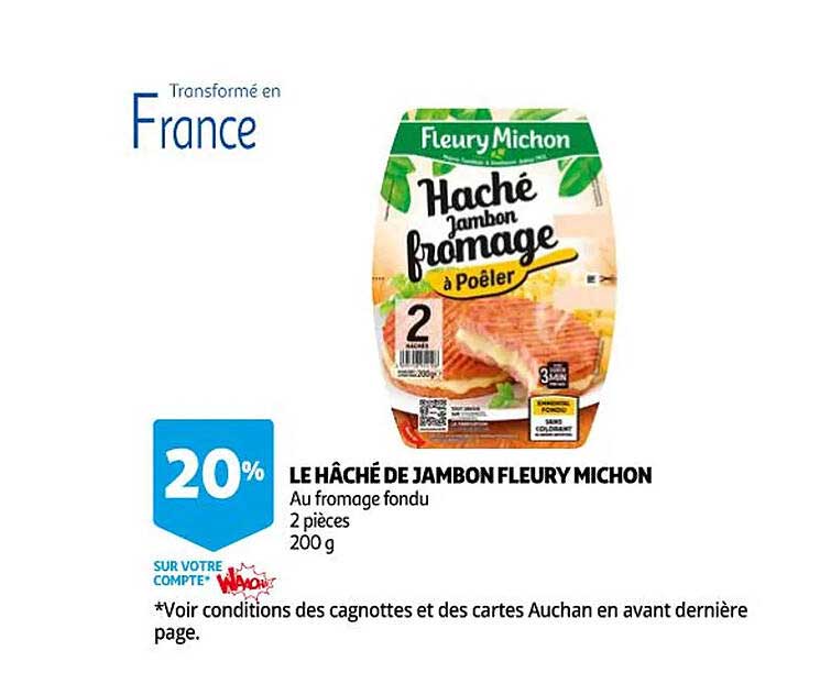 le haché de jambon fleury michon