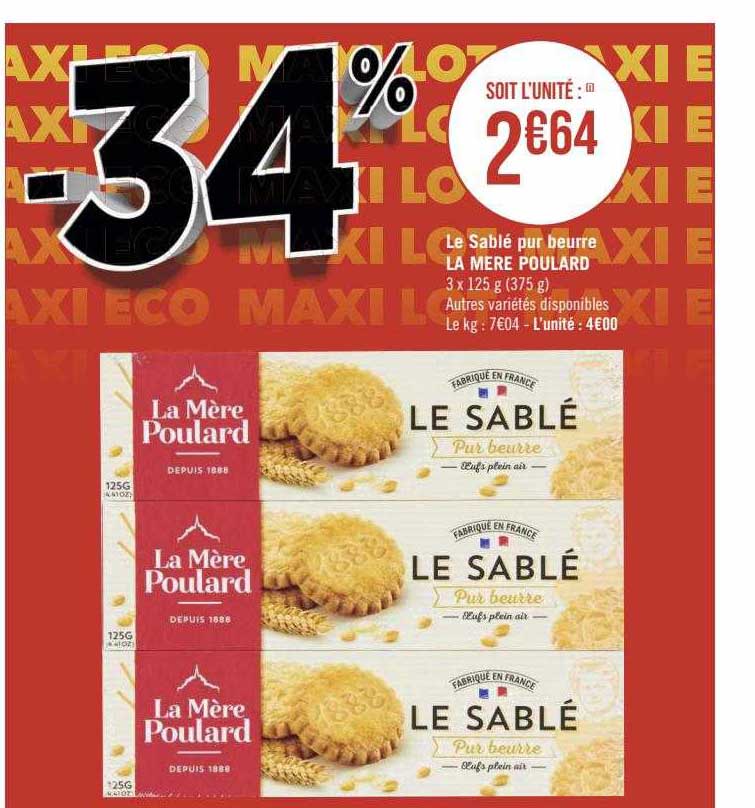 le sablé pur beurre la mère poulard