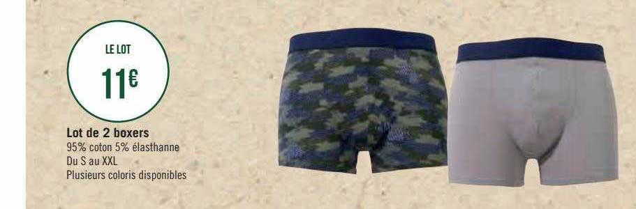 Lot De 2 Boxers