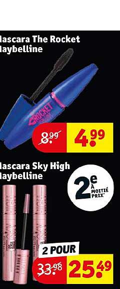 mascara the rocket maybelline, mascara sky high maybelline