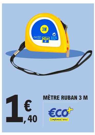 Mètre Ruban 3m Eco+