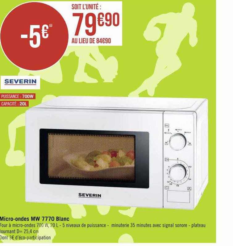 micro-ondes mw 7770 blanc severin