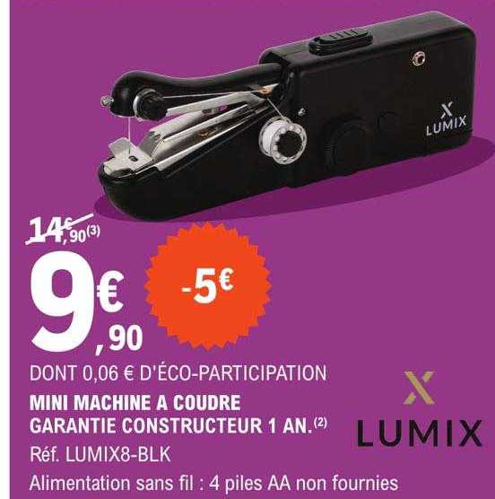 mini machine à coudre