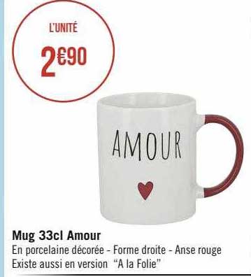 mug 33cl amour