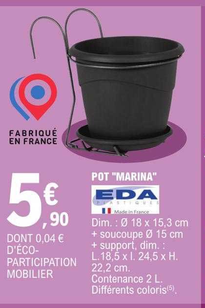 pot "marina" eda