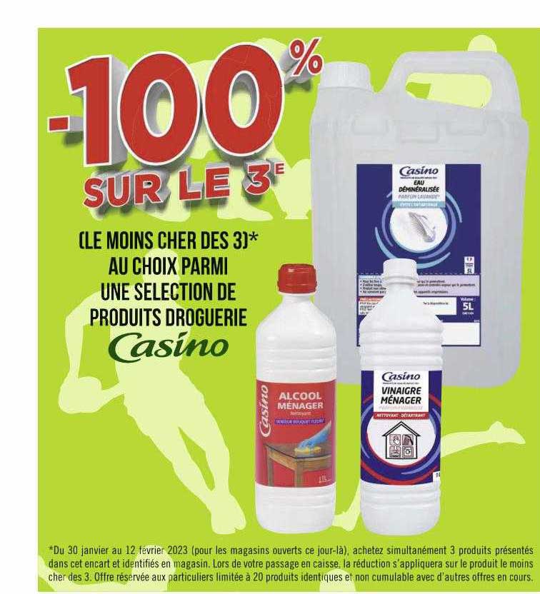 produits droguerie casino