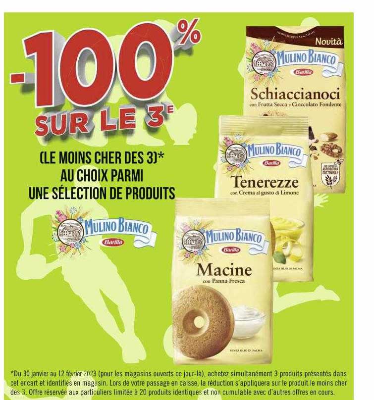 produits mulino bianco