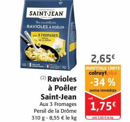 ravioles à poêler saint-jean