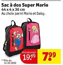 Sac à Dos Super Mario