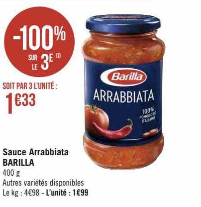 Sauce Arrabbiata Barilla