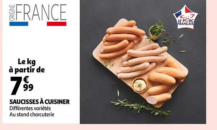 saucisses à cuisiner
