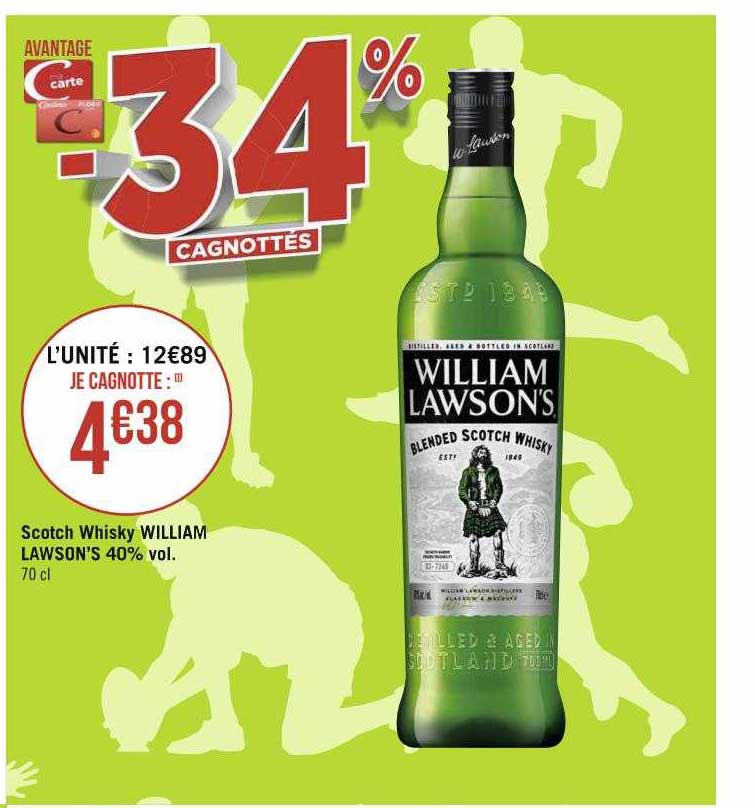 scotch whisky william lawson's 40% vol.