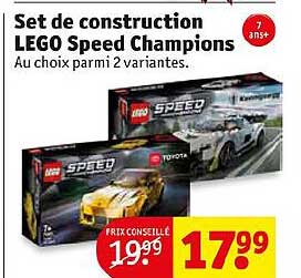set de construction lego speed champions