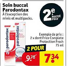soin buccal parodontax