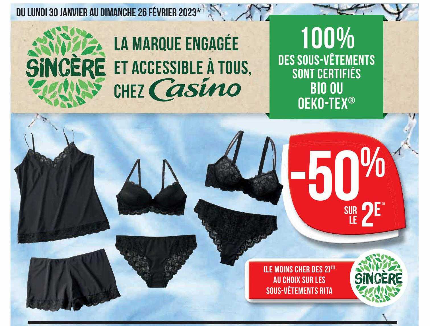 sous-vêtements sincère