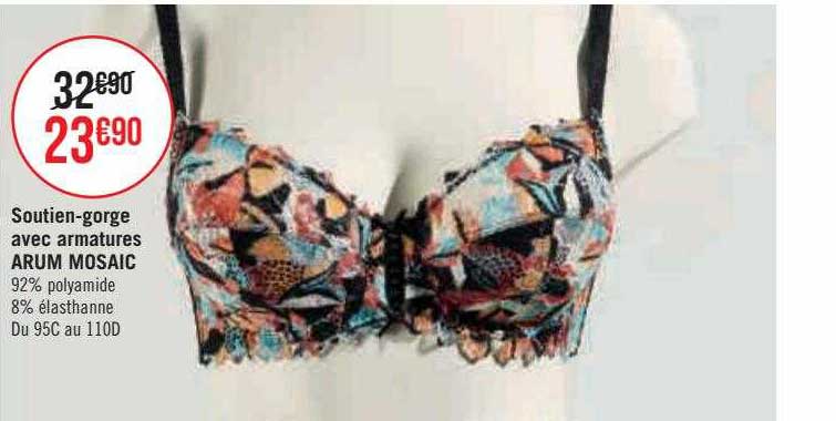 soutien-gorge avec armatures arum mosaïc