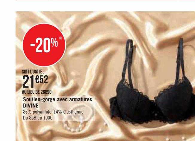 soutien-gorge avec armatures divine