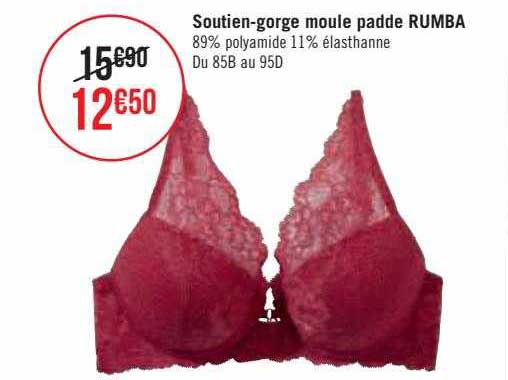 soutien-gorge moule padde rumba