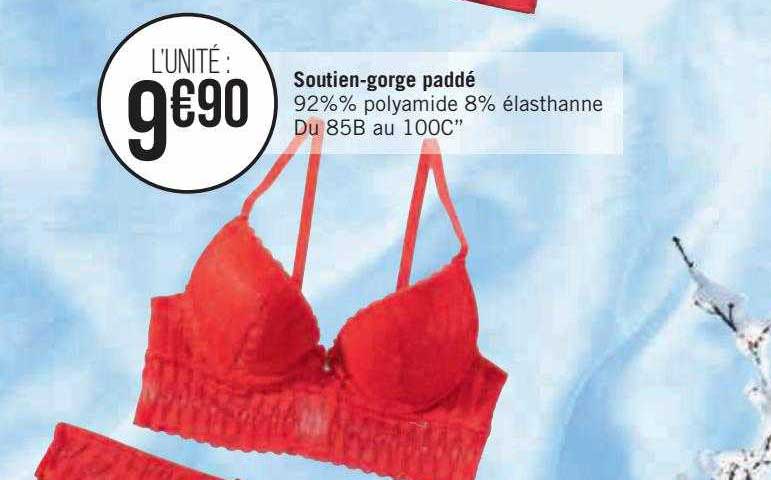 soutien-gorge paddé