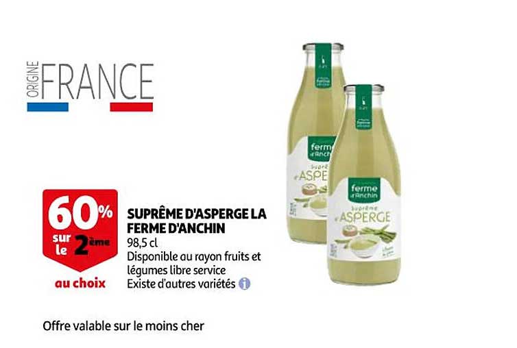 suprême d'asperge la ferme d'anchin