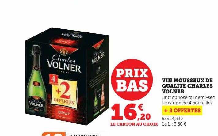 vin mousseux de qualité charles volner