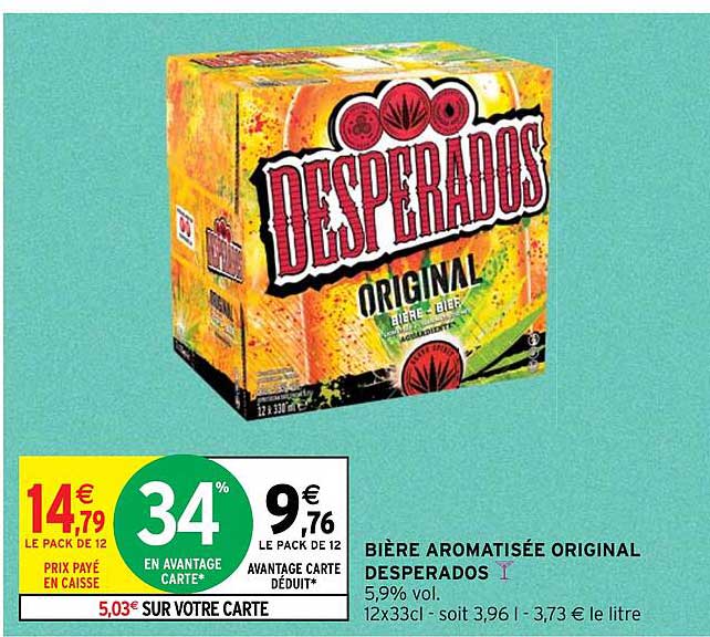 Bière Aromatisée Original Desperados