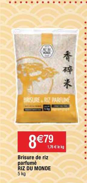 brisure de riz parfumé riz du monde