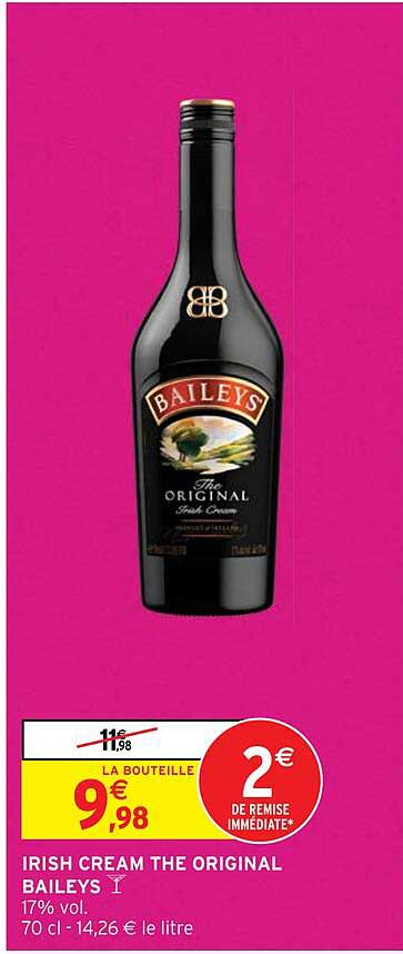 irish cream the original baileys
