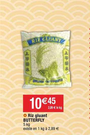 riz gluant butterfly
