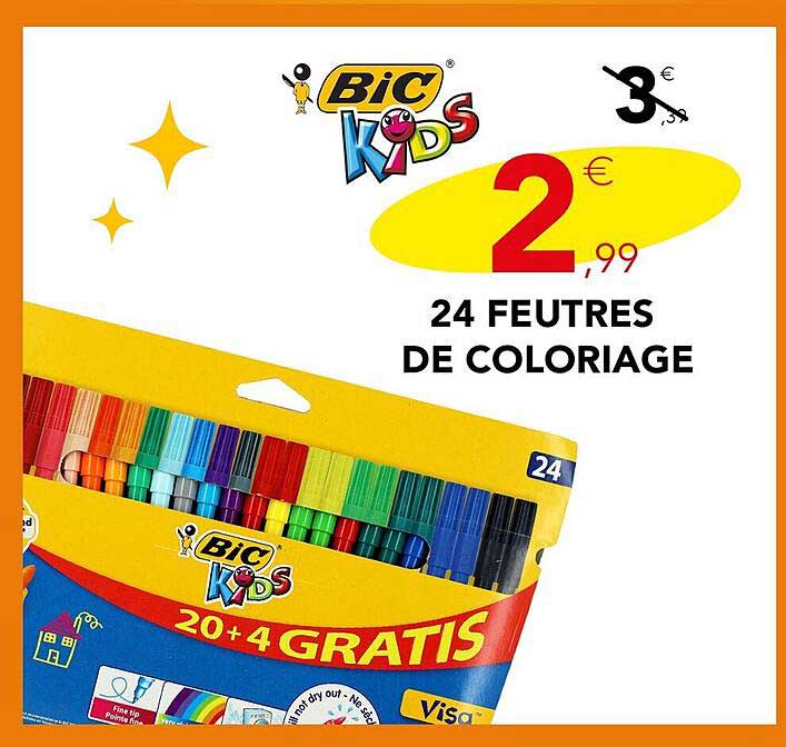 24 Feutres De Coloriage