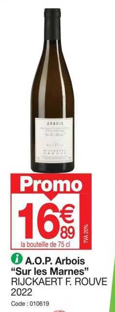 a.o.p. arbois "sur les marnes" rijckaert f. rouve 2020