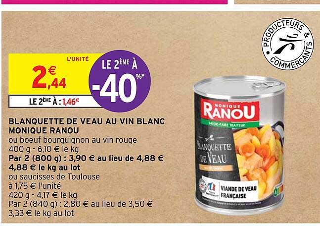 blanquette de veau au vin blanc monique ranou