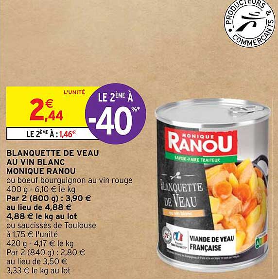 blanquette de veau au vin blanc monique ranou